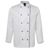 Unisex Chef Long Sleeve Jackets White